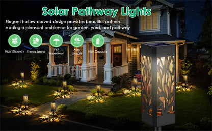 4/8/12PCS Outdoor Waterproof Solar Pathway Light Landscape Lighting - ozonlineshopper
