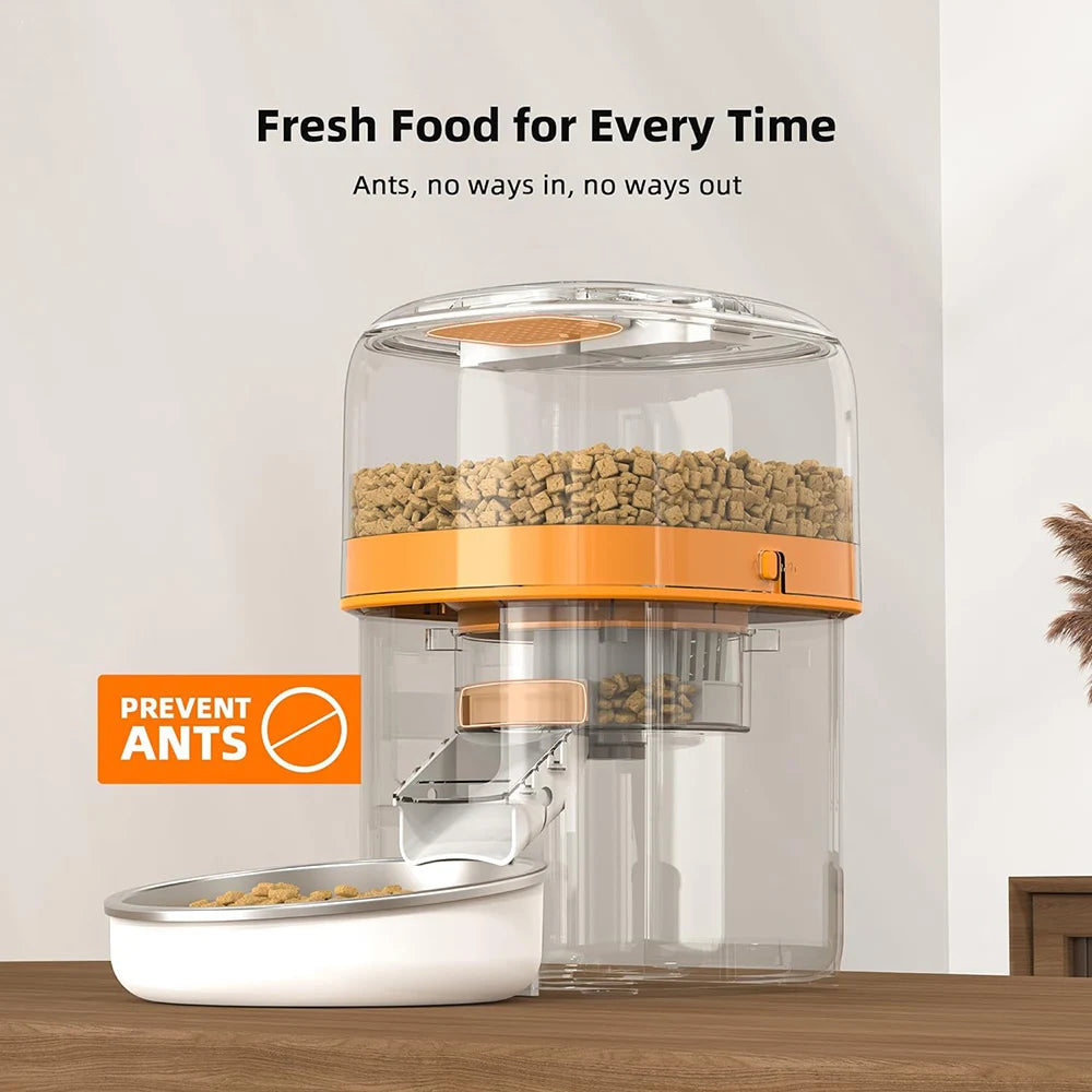 2L Automatic Pet Cat Dog Food Dispenser Feeder - ozonlineshopper