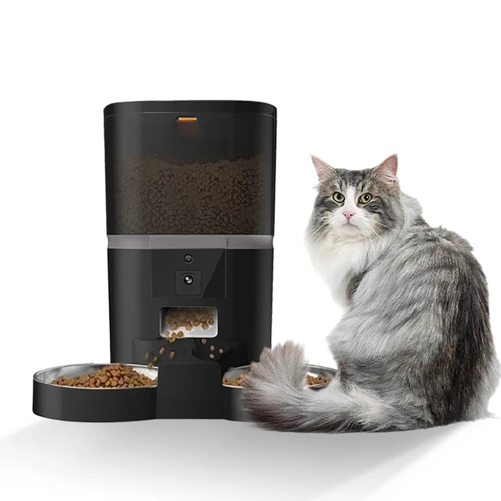 4L With HD Camera Automatic Pet Feeder Food Dispenser - ozonlineshopper