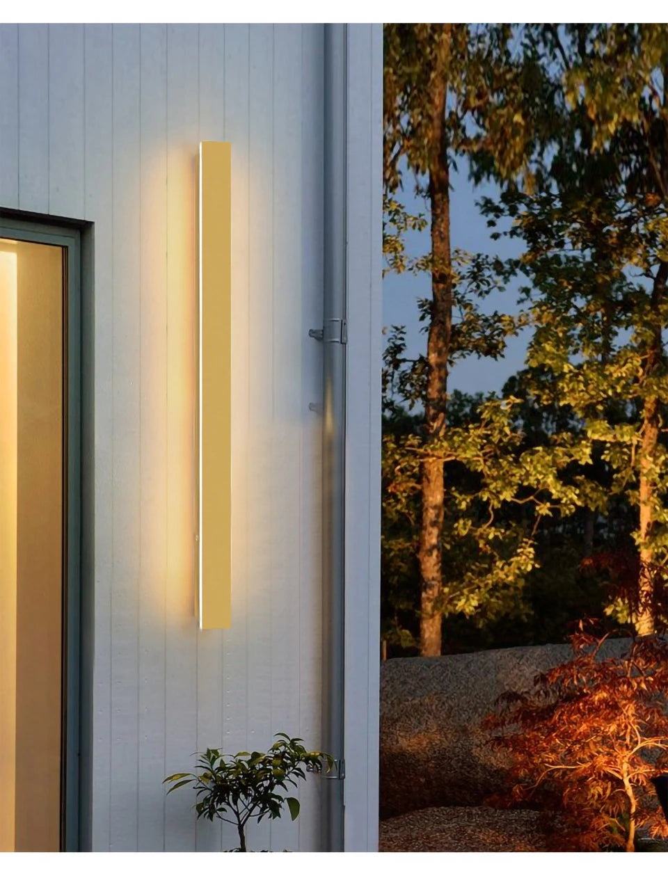 Waterproof Outdoor Long Strip LED Wall Lamp Garden Sconce Light - ozonlineshopper