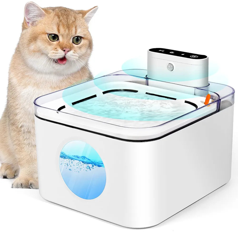 3L Battery Powered Silent Filtration Automatic Pet Water Fountain - ozonlineshopper